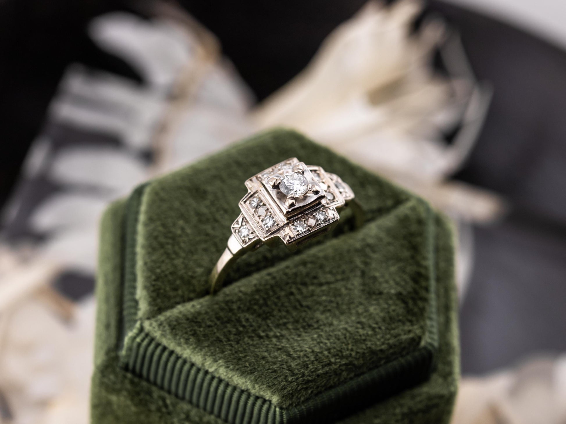 Vintage diamond engagement ring