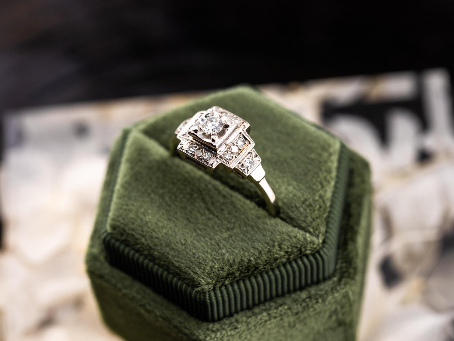 Vintage diamond engagement ring