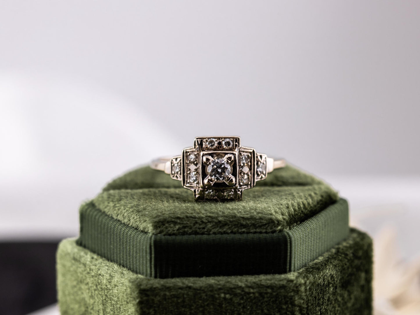 Vintage diamond engagement ring