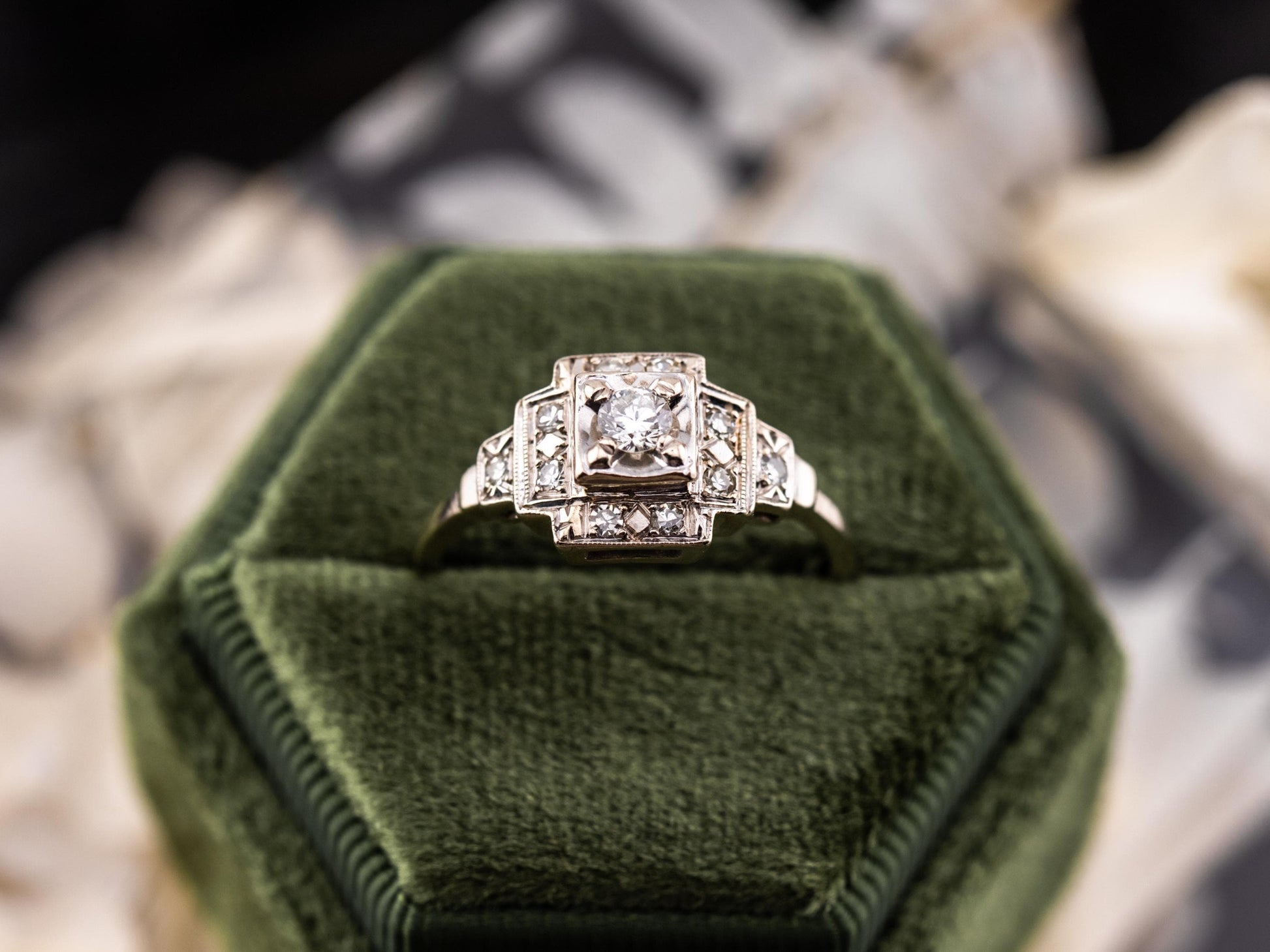 Vintage diamond engagement ring