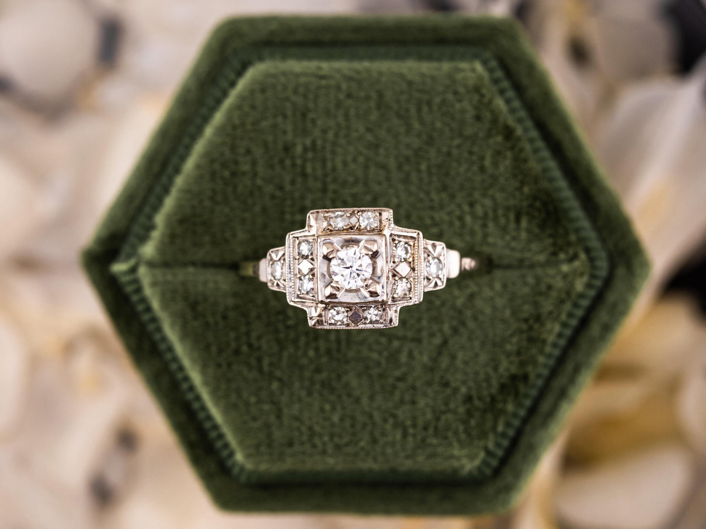 Vintage diamond engagement ring