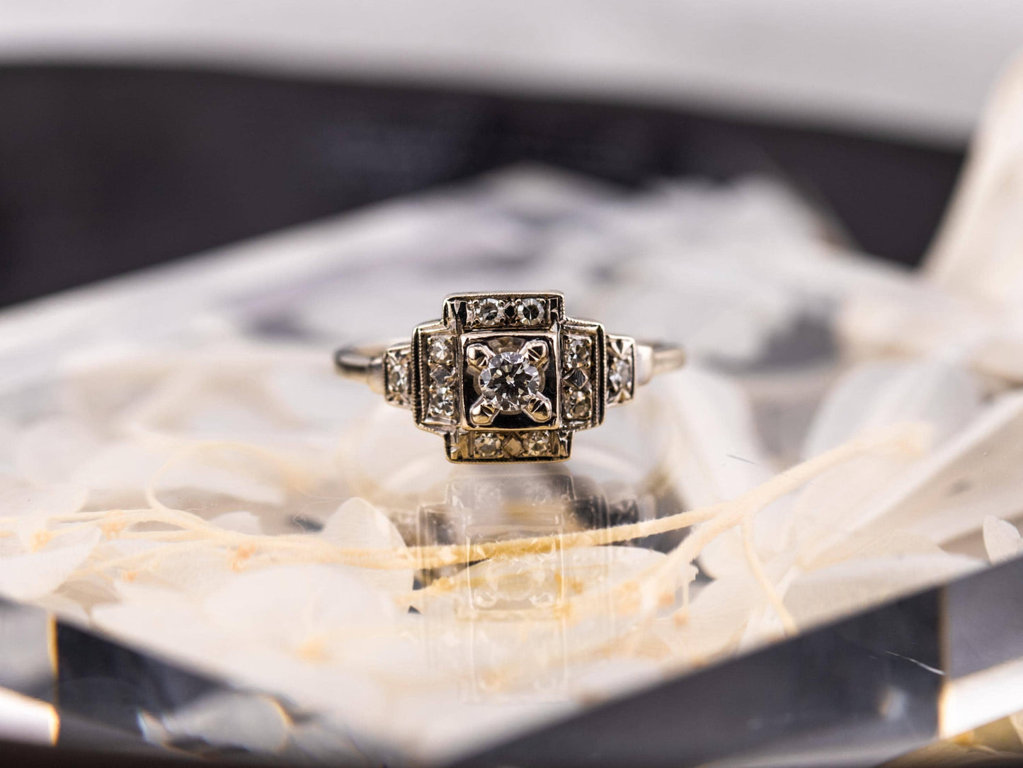 Vintage diamond engagement ring